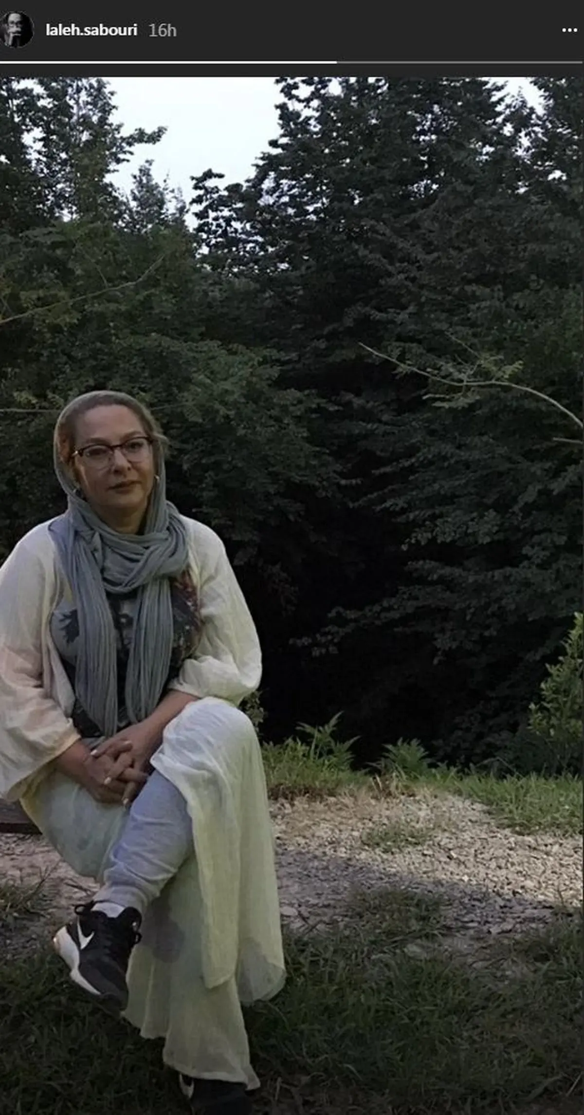 عکس متفاوت از لاله صبوری