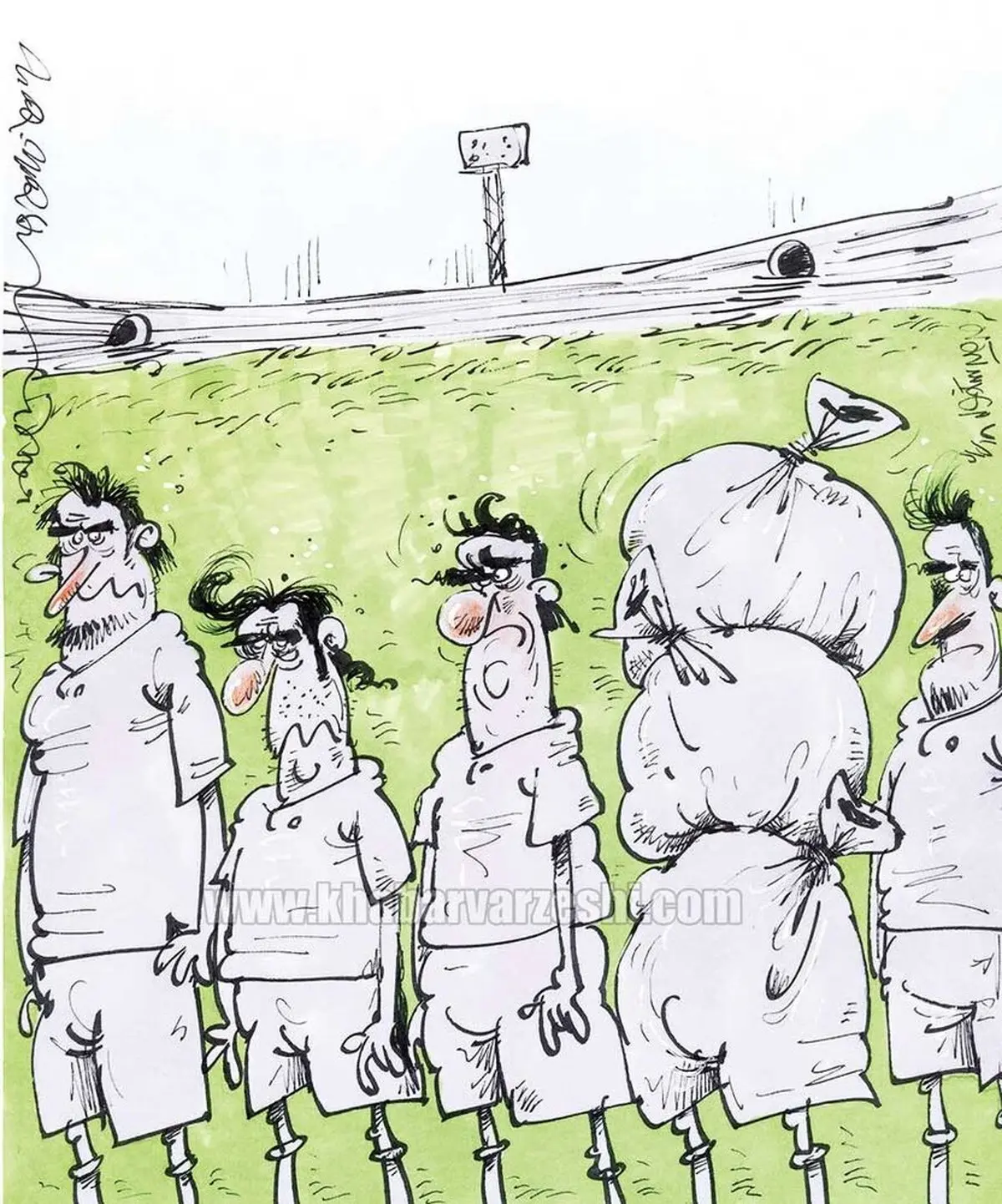 کاریکاتور / بازیکن قلابی لیگ برتر!
