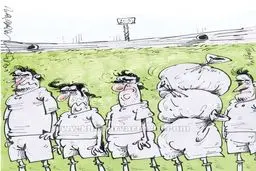 کاریکاتور / بازیکن قلابی لیگ برتر!