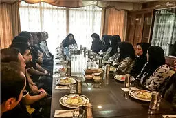 تنیس بازان ملی پوش مهمان خانم سفیر/عکس