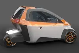 خودروی الکتریکی سه چرخ +عکس