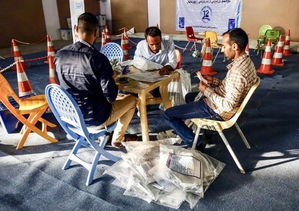 تصاویری از شمارش آرای انتخابات عراق