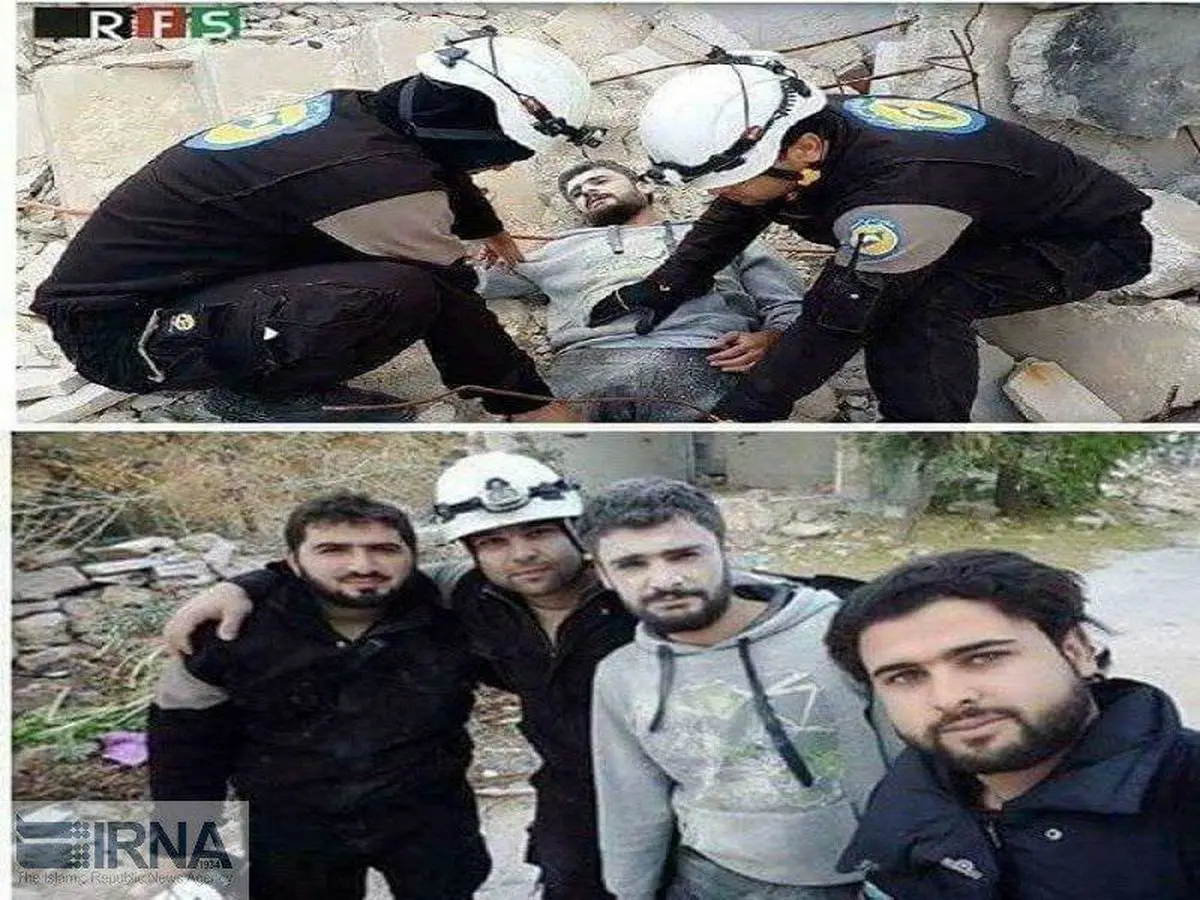 تصویری که ساختگی بودن حمله شیمیایی سوریه را نشان داد