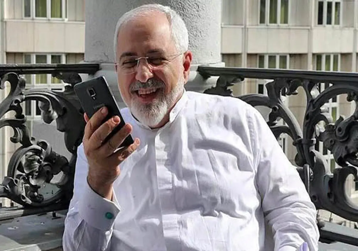 گوشی جواد ظریف +عکس