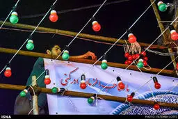 تصاویر آذین بندی معابر به مناسبت نیمه شعبان
