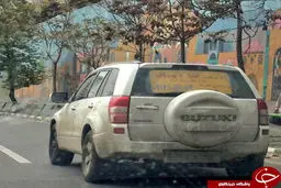 كار خيرخواهانه يك سوزوكی سوار/ عکس