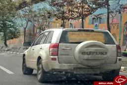 كار خيرخواهانه يك سوزوكی سوار/ عکس