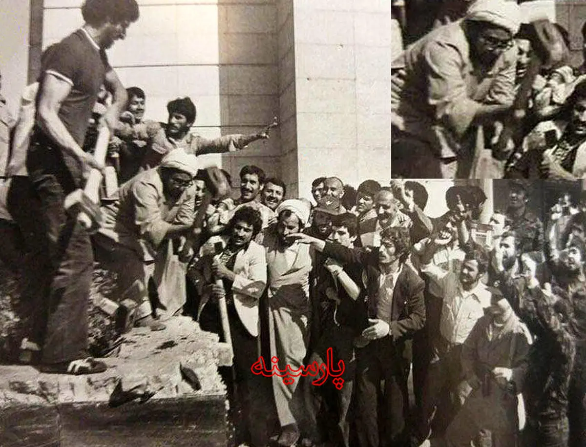 عکس دیده نشده از تخریب قبر «رضاخان» توسط «خلخالی»