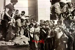 عکس دیده نشده از تخریب قبر «رضاخان» توسط «خلخالی»
