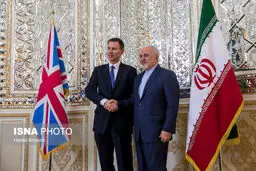 دیدار وزیر امورخارجه انگلیس با ظریف در تهران / تصاویر