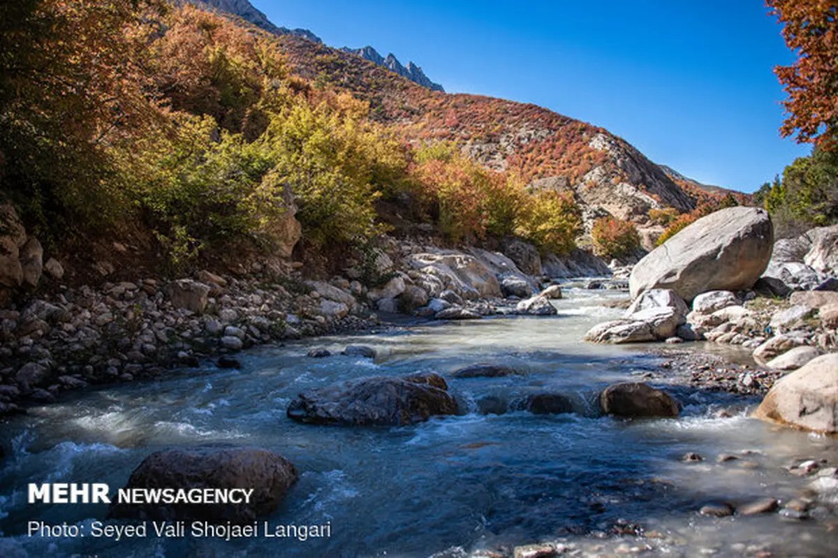 تصاویری زیبا از حال پریشان رودخانه «تجن» در شمال کشور