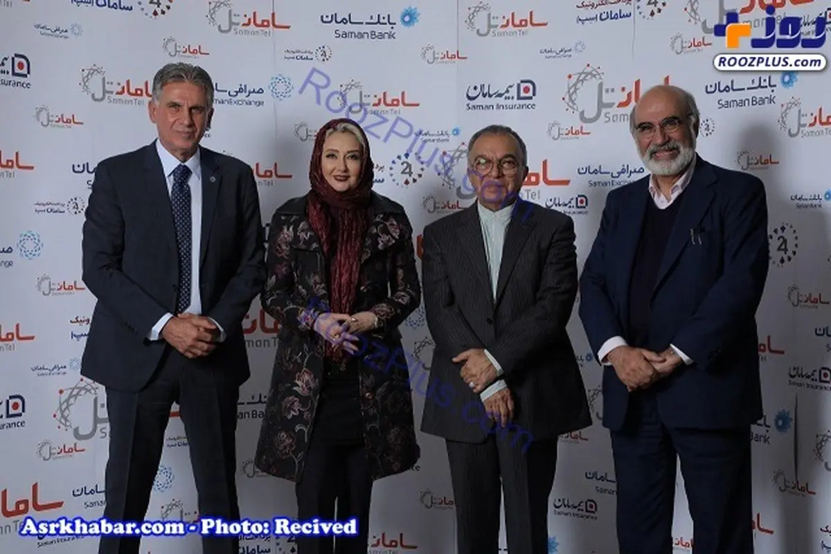 تصویری از کارلوس کی‌روش در کنار بازیگر خانمی که در دورهمی جنجال آفرید