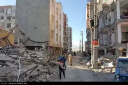 تصویری از خرابی‌های زلزله در سرپل‌‌ذهاب