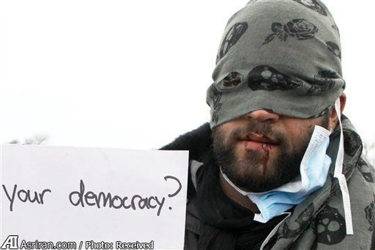 لب دوزی 6 پناهجوی ایرانی در اعتراض به جمع آوری اردوگاه جنگل در فرانسه (+عکس)