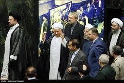 ژست همیشگی هاشمی در مجلس/ عکس