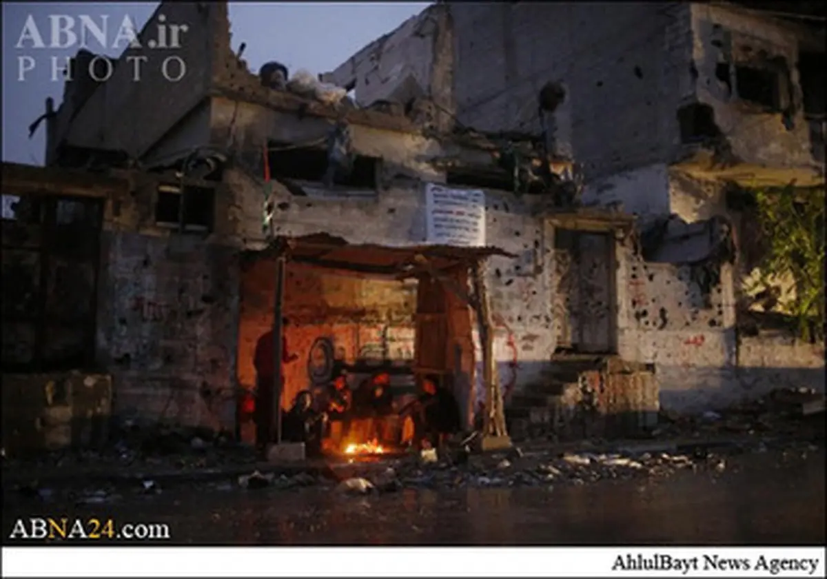 در خرابه های غزه زندگی جریان دارد/تصاویر