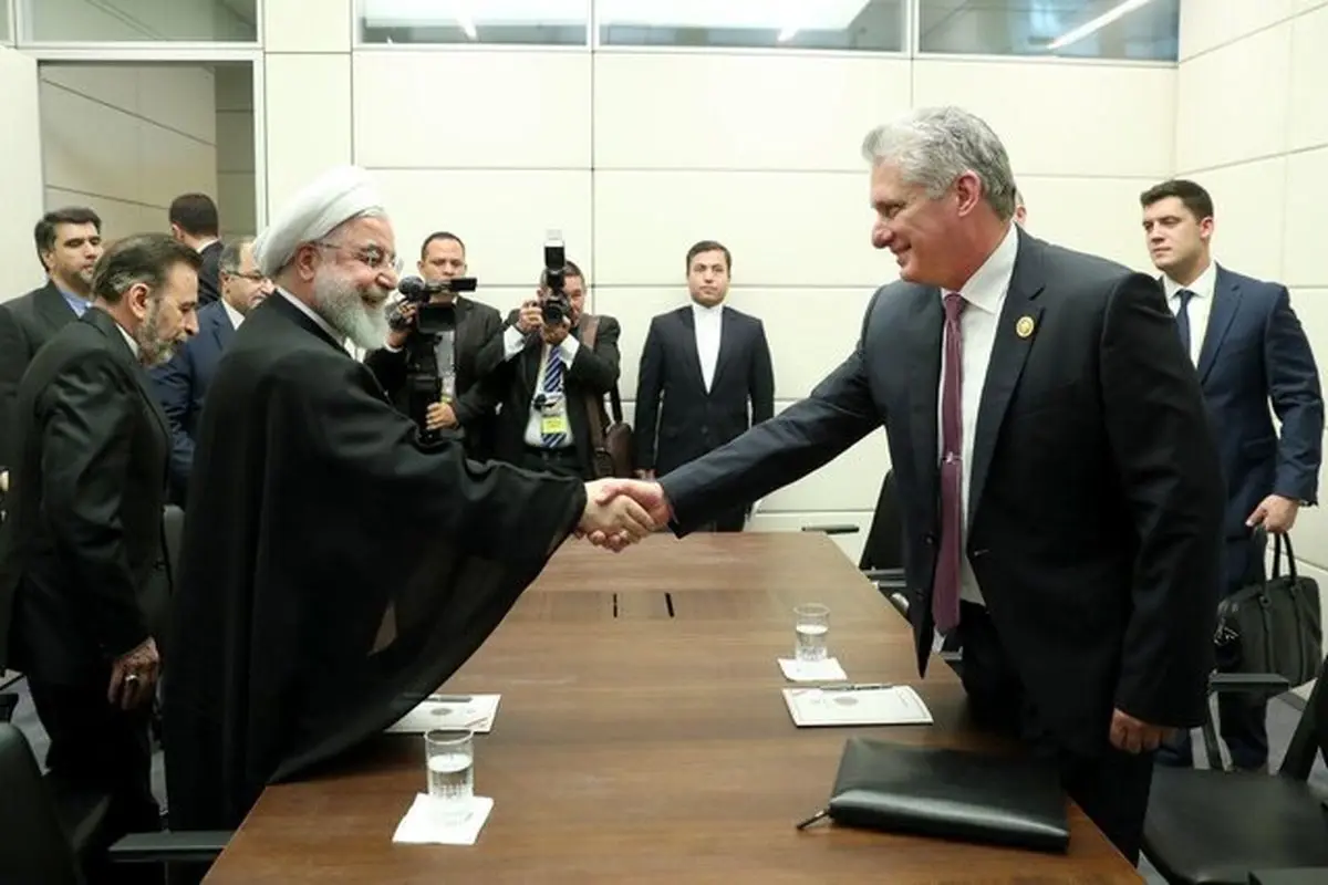 دیدار روحانی با رئیس جمهور جدید کوبا