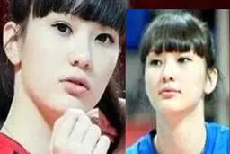 زیبایی دردسرساز زن والیبالیست! + عكس