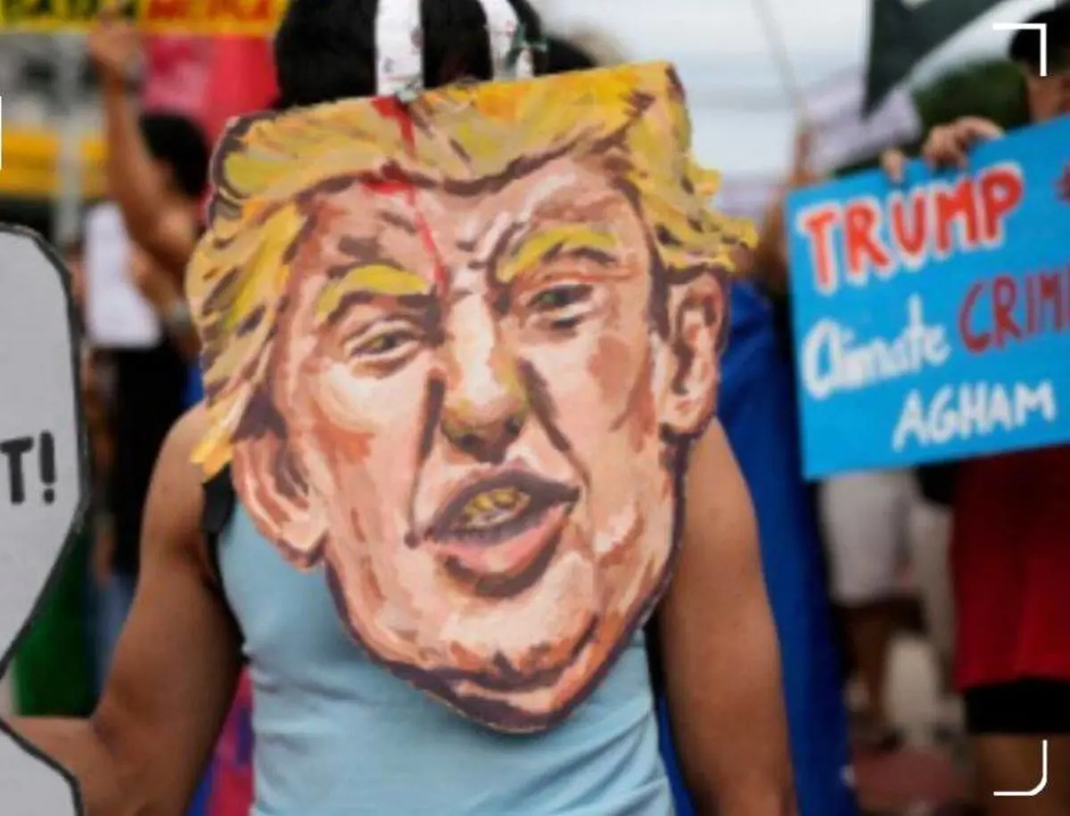 شورش آمریکایی‌ها برای حمایت از ایران؛ خیابان‌ها به آتش کشیده شد!