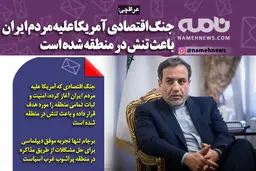 فتوتیتر/ عراقچی: جنگ اقتصادی آمریکا علیه مردم ایران باعث تنش در منطقه شده است