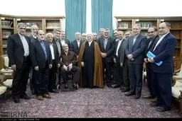 دیدار وزیر و مدیران وزارت جهاد کشاورزی با آیت‌الله هاشمی‌رفسنجانی/تصاویر
