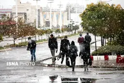 تصاویر دیدنی از بارش برف در مناطق شمال غربی کشور