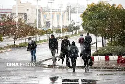 تصاویر دیدنی از بارش برف در مناطق شمال غربی کشور