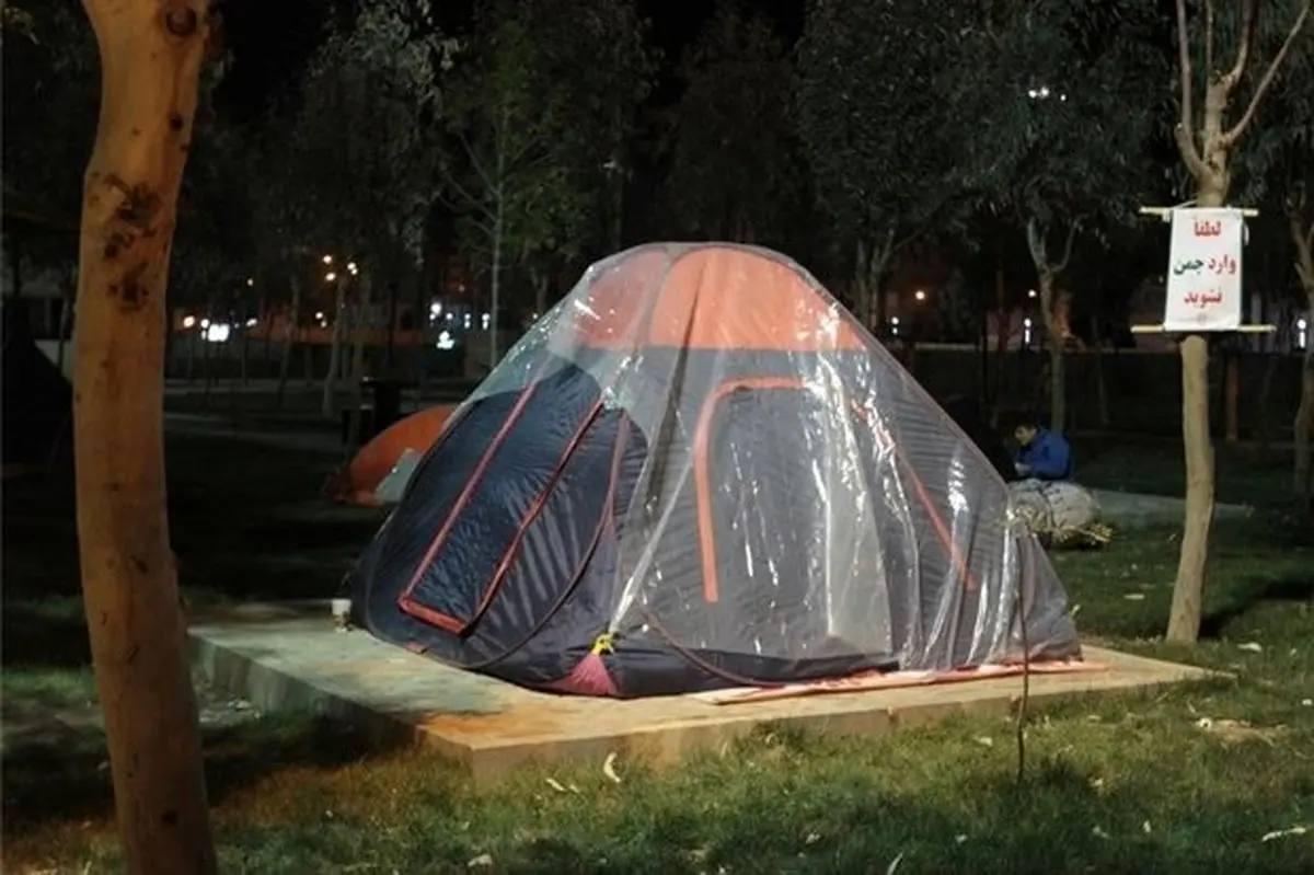 شب گذرانی مردم کرمان در هوای سرد/ پس لرزه ها ادامه دارد