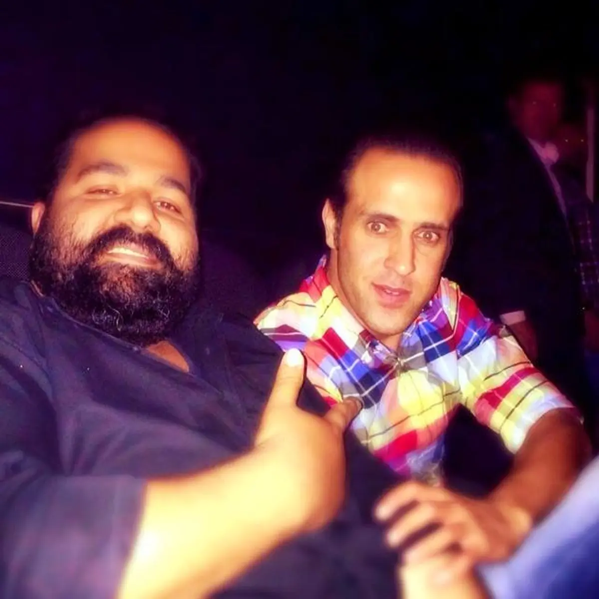 حضور علی کریمی و رضا صادقی در اکران خصوصی فیلم علی انصاریان +عکس