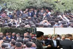 حضور وزير كشور در جمع مردم زلزله زده روستاى چم زرشك كرمانشاه/عکس