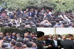 حضور وزير كشور در جمع مردم زلزله زده روستاى چم زرشك كرمانشاه/عکس