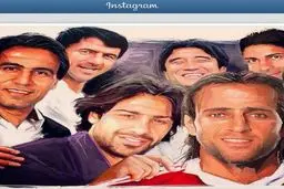 عکس جالبی که علی کریمی در اینستاگرامش گذاشت