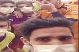 تصاویر تمرین فولاد خوزستان با اعمال شاقه/ بازیکنان به ماسک پناه بردند