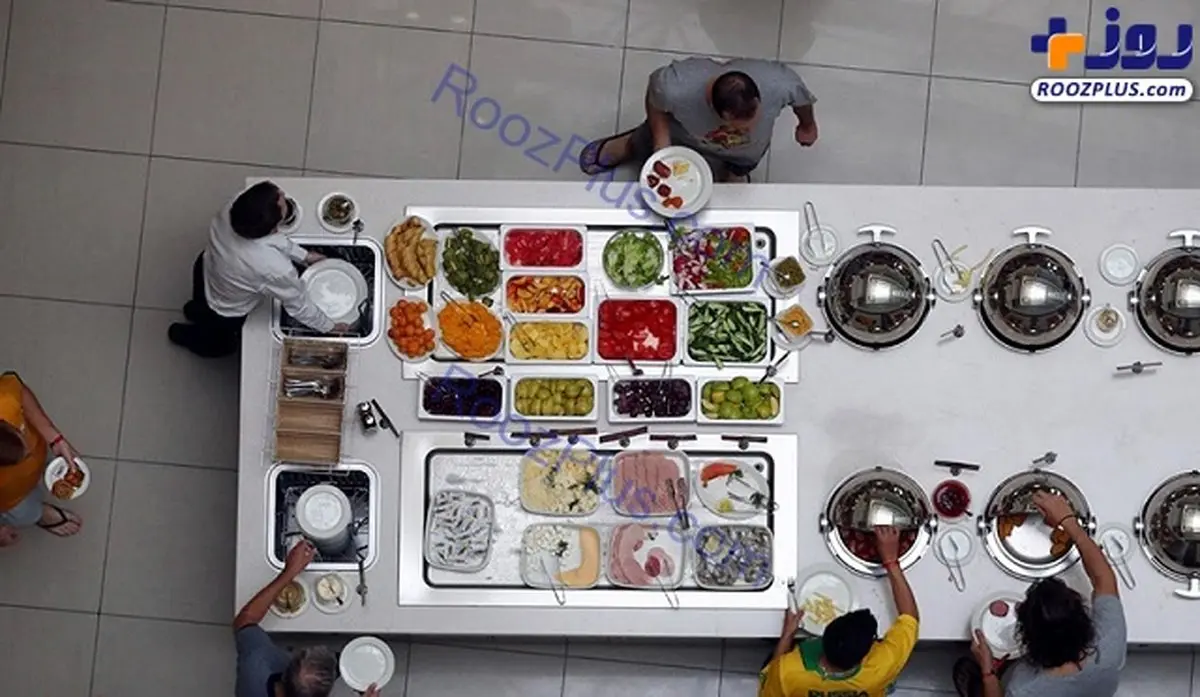 صبحانه لاکچری برای تماشاگران جام جهانی+عکس