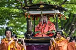 تصاویری از رژه سامورائی‌ها در خیابان‌های کیوتو