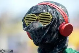 اقدام پیشگیرانه مردی به دلیل ترس از ویروس کرونا در چنای هند + عکس