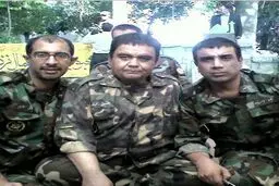 اکبر عبدی و نصرالله رادش در لباس سربازی/ عکس