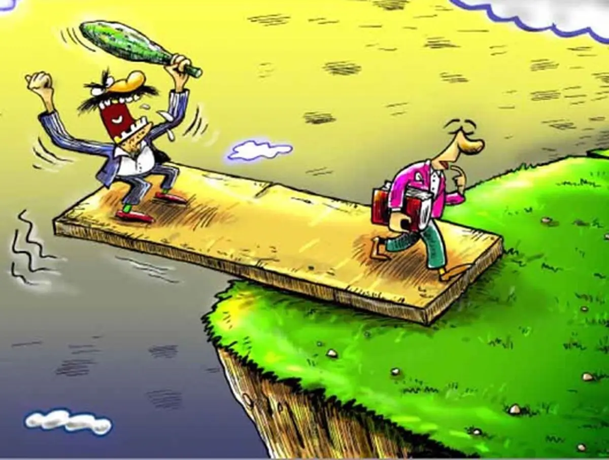 کاریکاتور/ عاقبت حمله به هنرمندان!