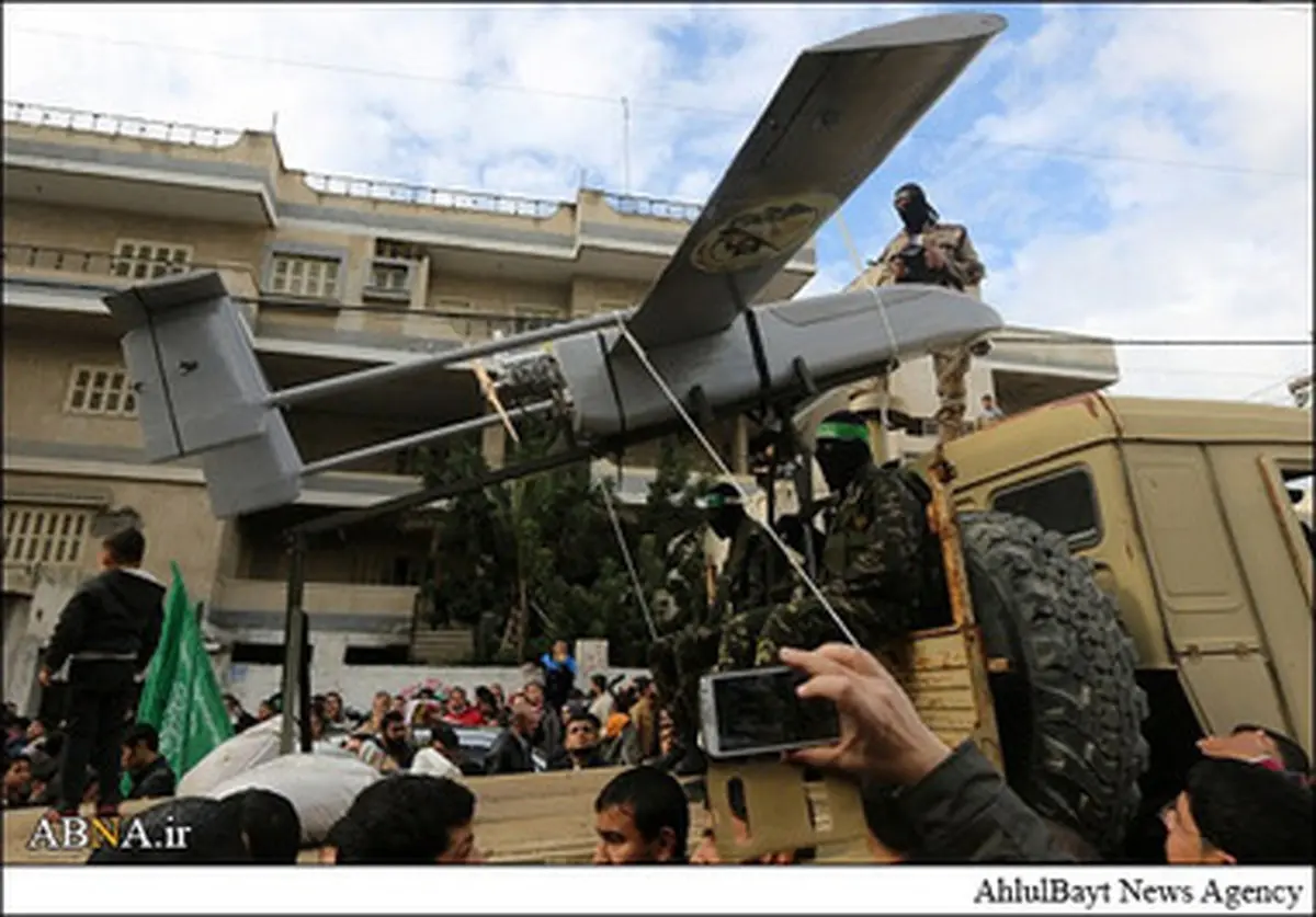 پرواز پهپاد ابابیل در غزه / تصاویر