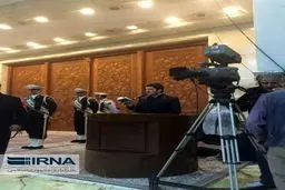 قرائت زيارت آلِ ياسين توسط نوه برادر ايت الله هاشمي/عکس