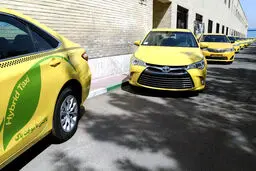 قالیباف پشت فرمان تاکسی‌/تصاویر
