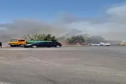 دیده شدن دود شدید در غرب تهران + فیلم و علت