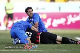 نجات جان مدافع پدیده توسط استقلالی ها + تصاویر