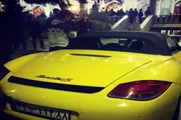 رونمایی از ماشین شیک و خوش رنگ پسر قلعه نویی + عکس