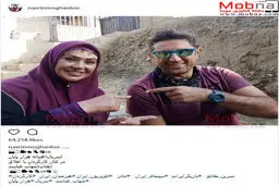 تیپ و ژست متفاوت نسرین مقانلو  /عکس