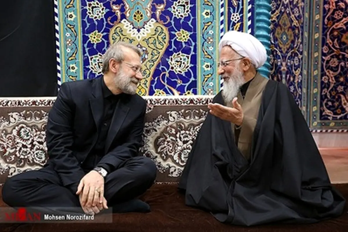 عزاداری رئیس مجلس در هیئات مراجع تقلید/تصاویر