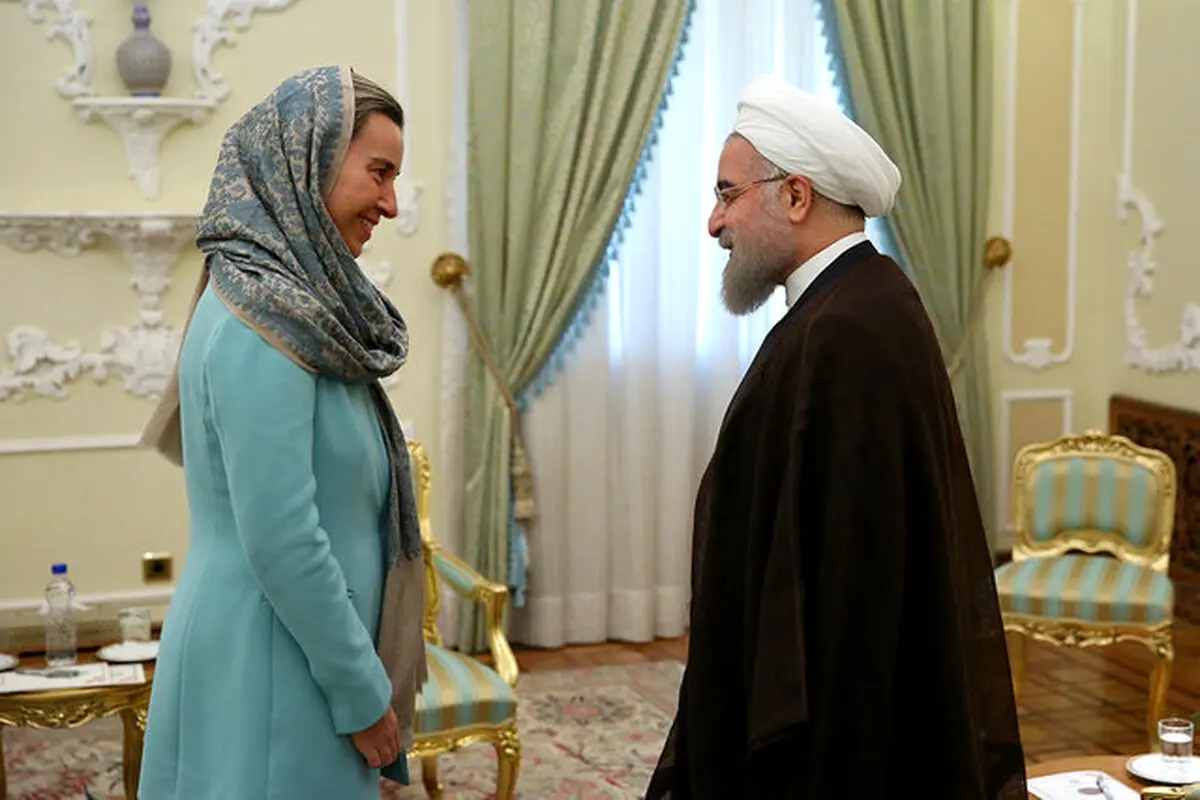 موگرینی در مسیر بازگشت از تهران چه نوشت؟
