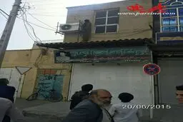 جسد ایستاده یک دزد نگون بخت/عکس