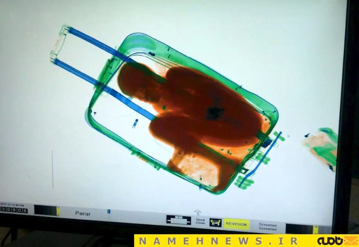 عکس/افشای راز قاچاق بچه با اسکنر!