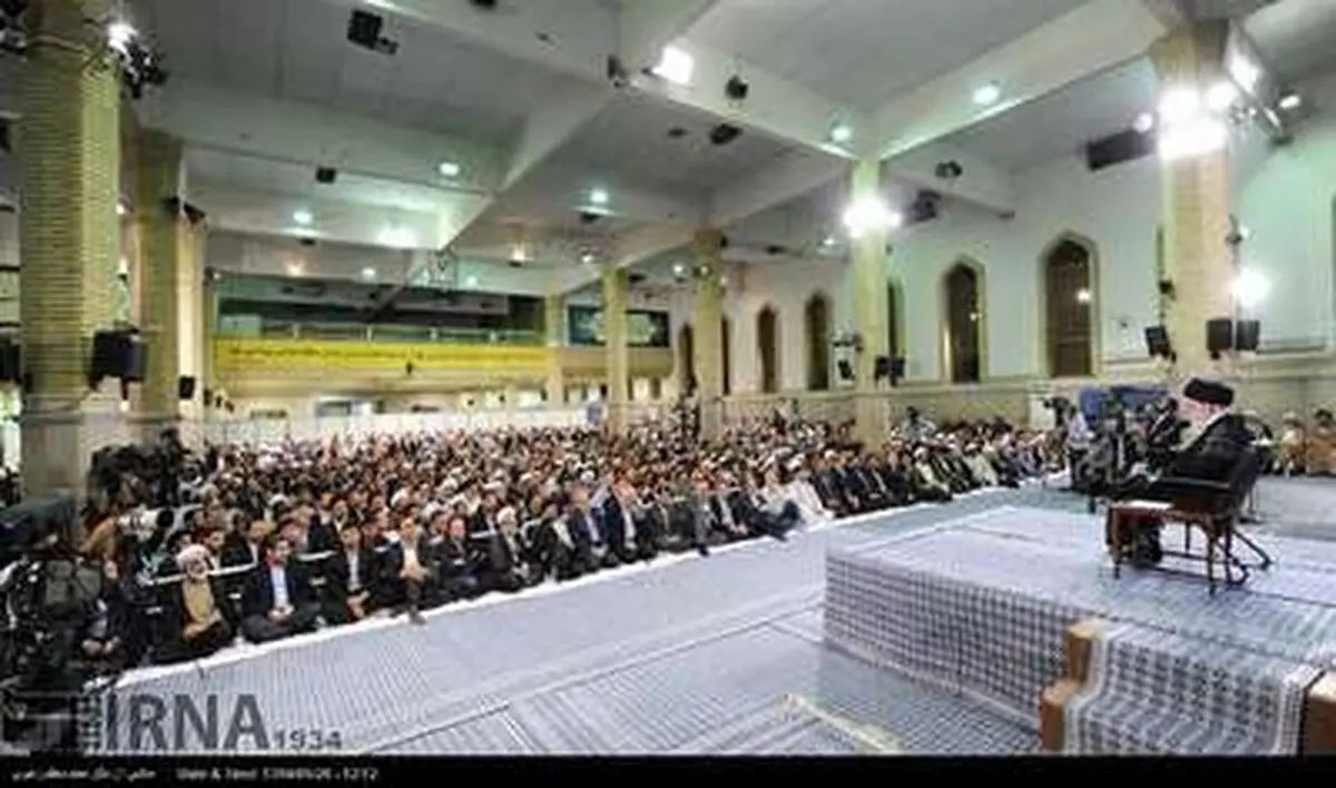 دیدار شرکت کنندگان در اجلاس مجمع جهانی اهل بیت (ع) با رهبر معظم انقلاب/تصاویر